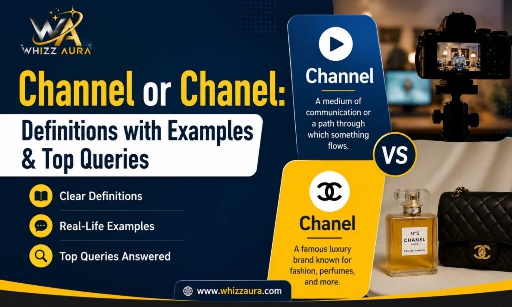Channel or Chanel: Definitions with Examples & Top Queries