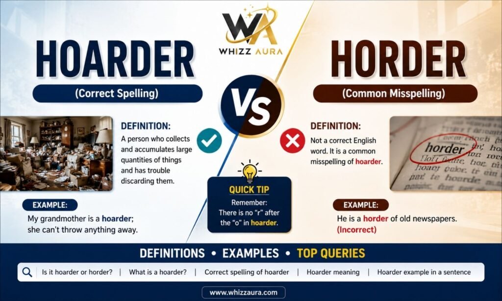 Hoarder vs Horder: Definitions with Examples & Top Queries