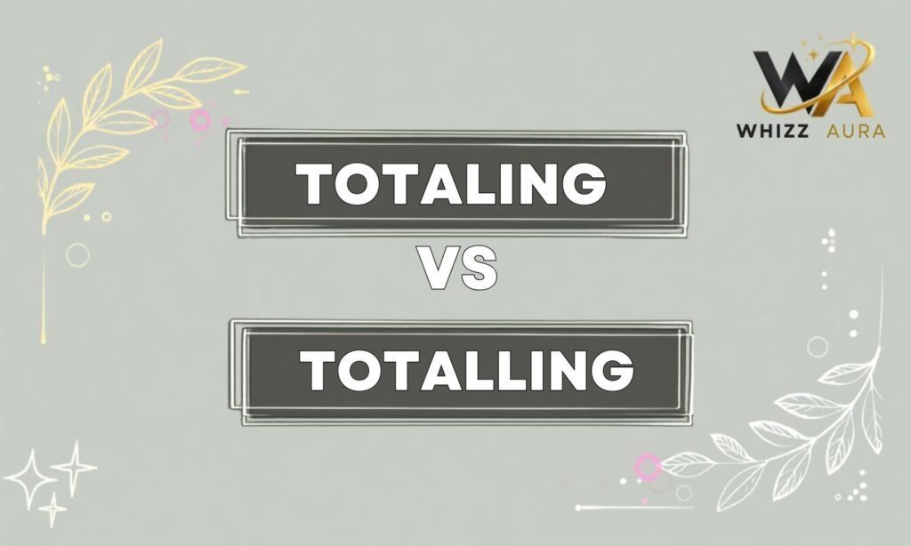 Totaling vs Totalling: What’s the Difference? Meaning, Usage & Examples