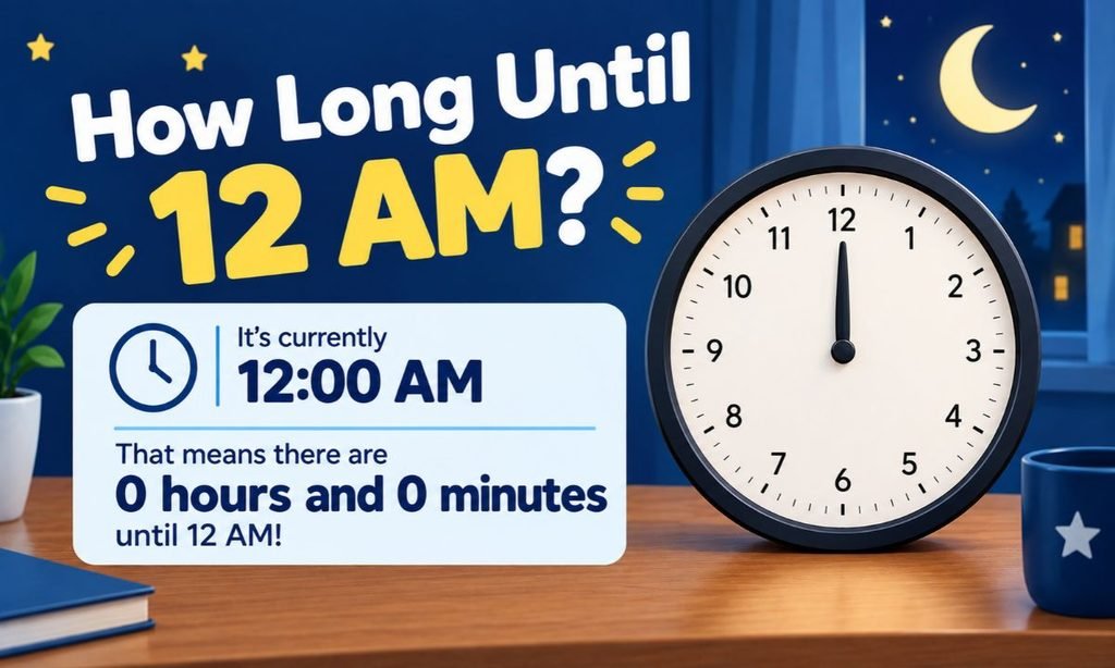 How Long Until 12 AM? Quick Ways to Count Down to Midnight