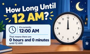 How Long Until 12 AM?