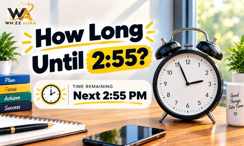 How Long Until 2:55? Simple Countdown Guide (AM & PM)