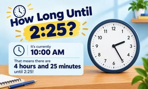 How Long Until 2:25?