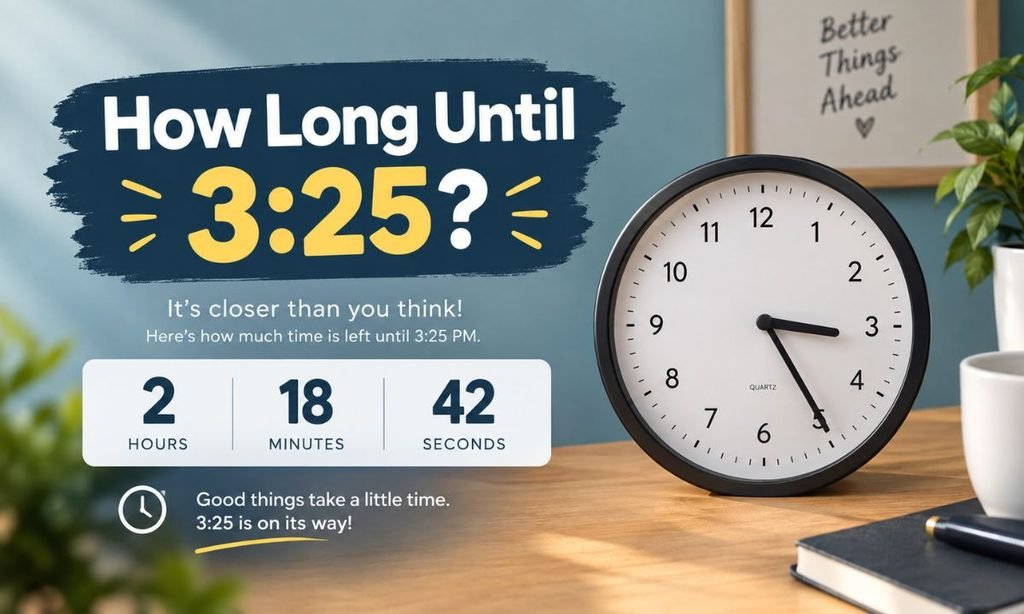 How Long Until 3:25? Instant Time Calculator & Complete Guide
