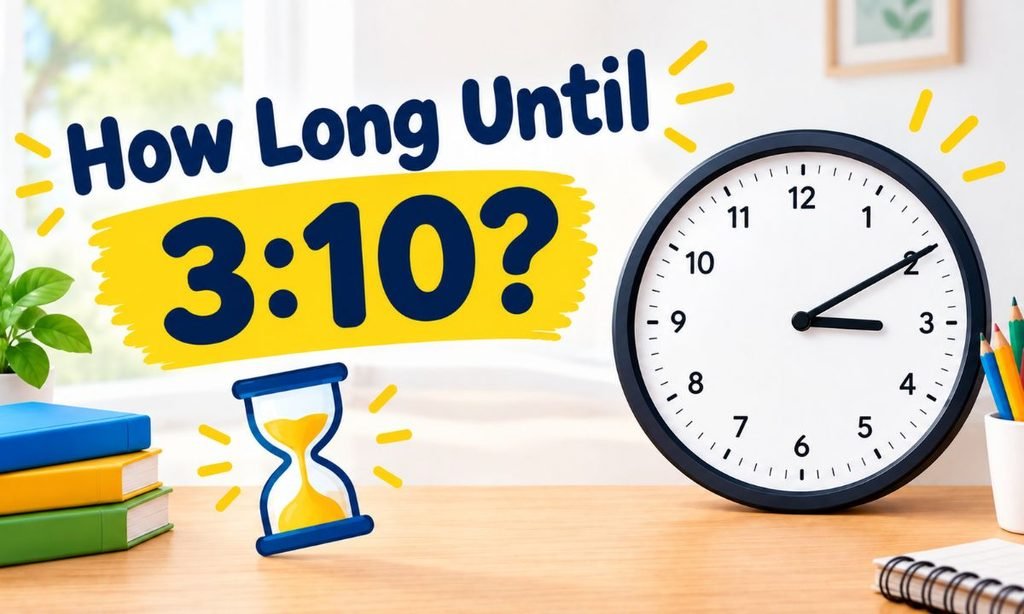 How Long Until 3:10? Quick Answer, Formula, and Lookup Tables