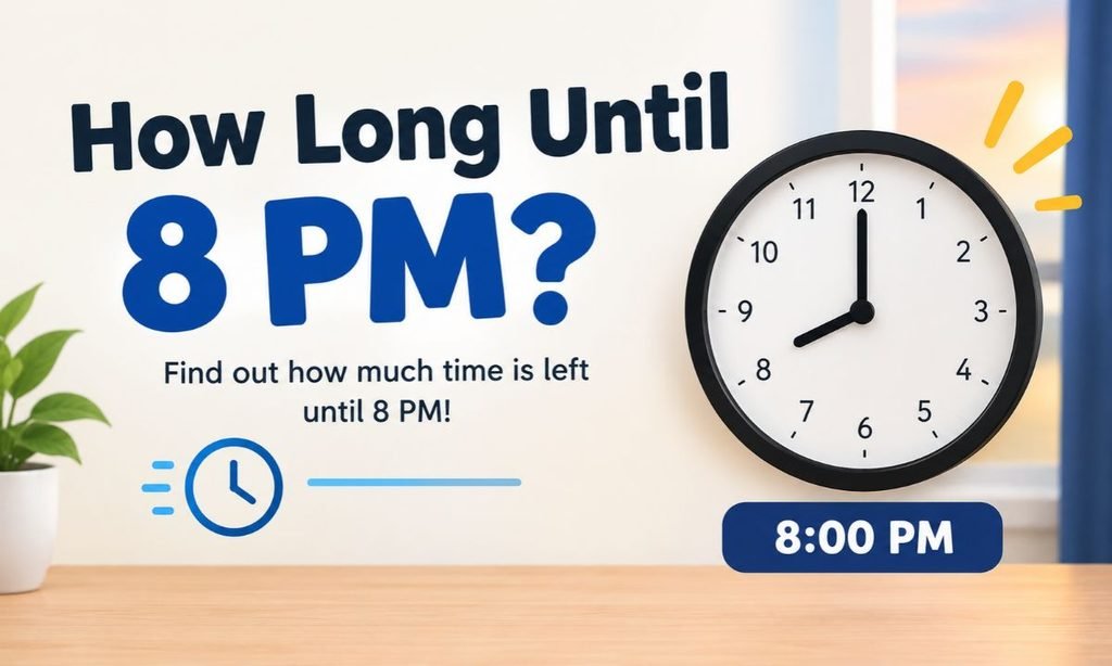 How Long Until 8 PM? A Quick Guide to Counting Down the Hours