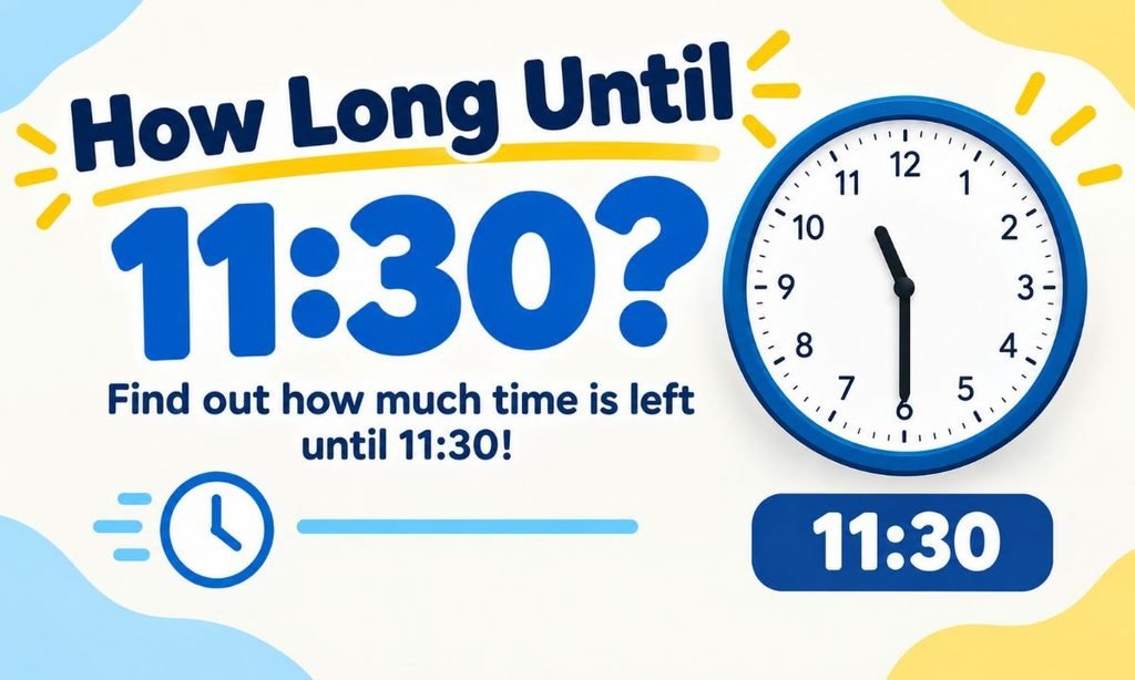 How Long Until 11:30?