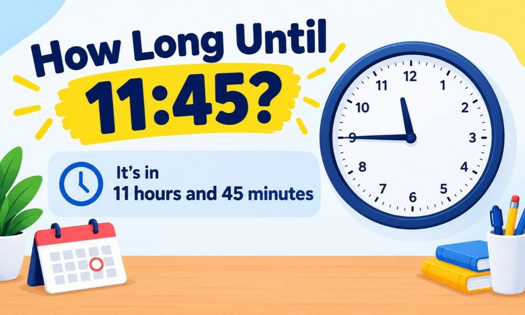 How Long Until 11:45?