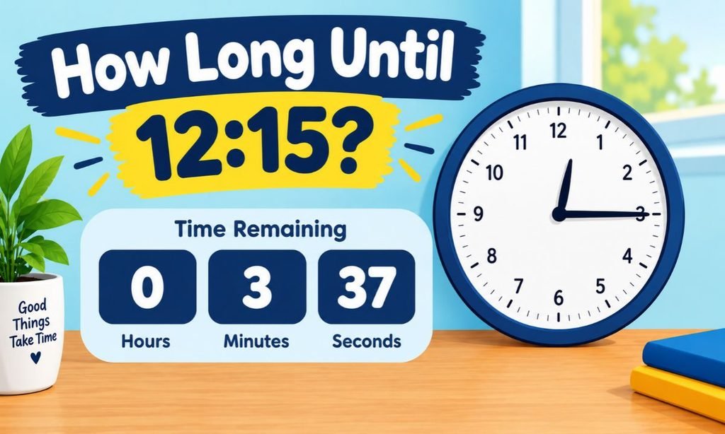 How Long Until 12:15?