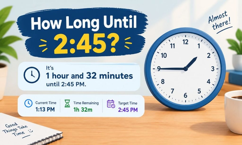 How Long Until 2:45?