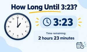 How Long Until 3:23?