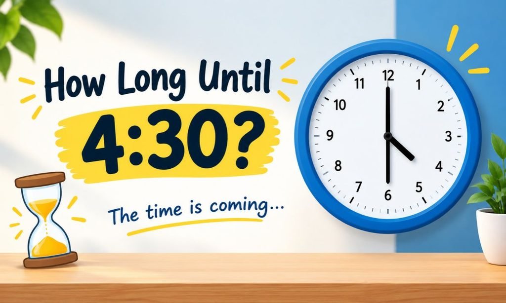 How Long Until 4:30? Quick Ways to Count the Time Left (AM and PM)
