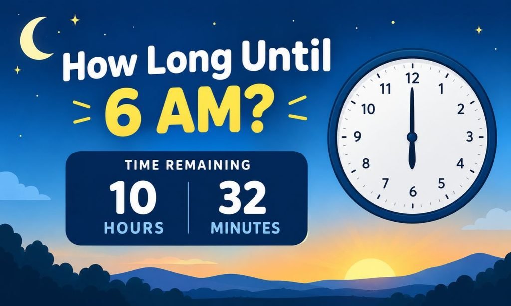 How Long Until 6 AM?