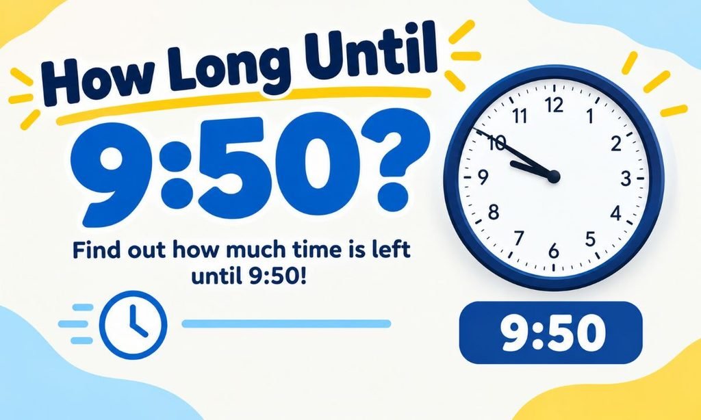 How Long Until 9:50?